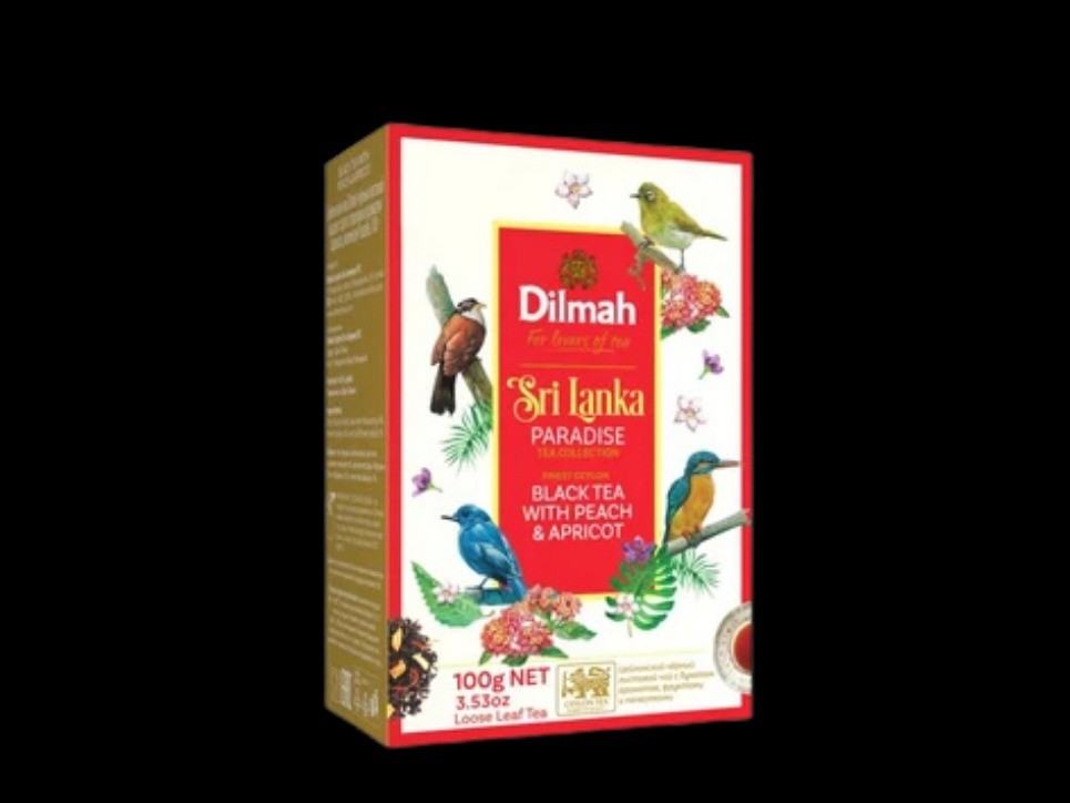 Dilmah Paradise Peach & Apricot Ceylon Black Tea - Loose Leaf 100g