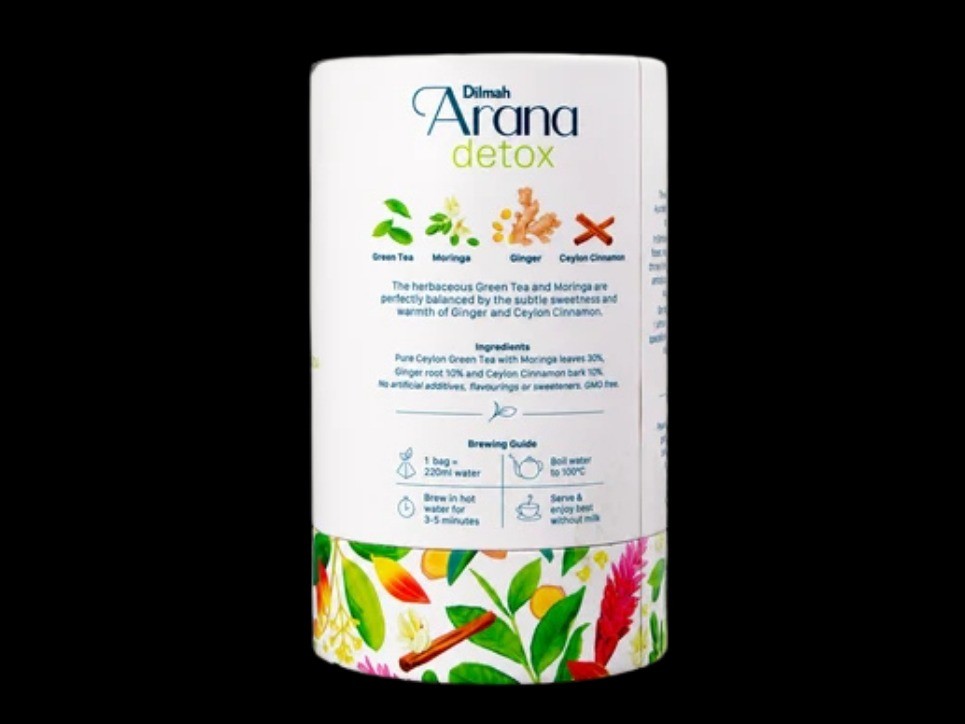 Detox - Green tea Lemon Leaves, Ginger Root, Peppermint Leaves & Cinnamon Bark